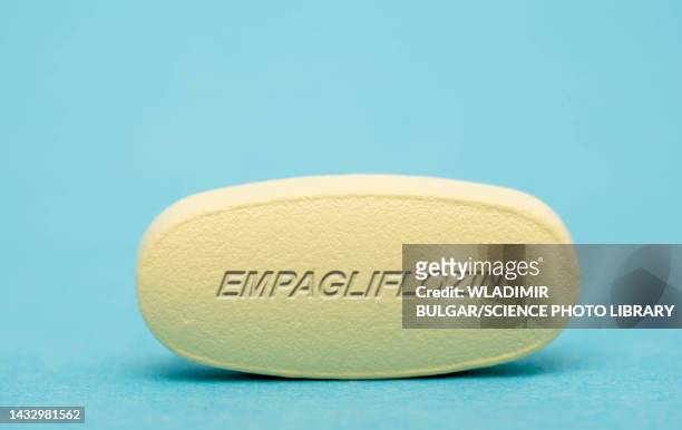empagliflozin pill, conceptual image - diabetes pills stock pictures, royalty-free photos & images