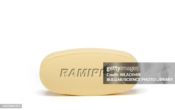 ramipril pill, conceptual image - angiotensin stock pictures, royalty-free photos & images