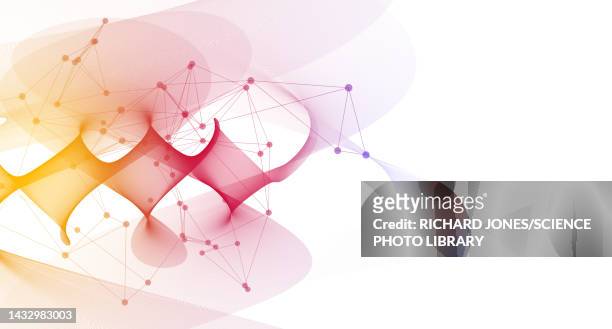 connectivity, conceptual illustration - atomic imagery stock illustrations