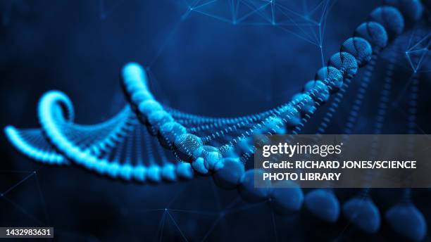 dna molecule, illustration - next generation sequencing stock illustrations