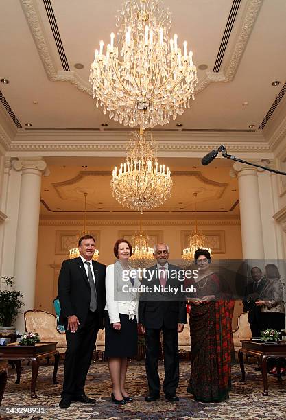 Julia Gillard Visits Singapore Photos and Premium High Res Pictures ...