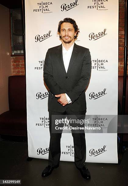 Actor James Franco attends the after party for the premiere of "Francophrenia " during the 2012 Tribeca Film Festival at The Tippler on April 22,...