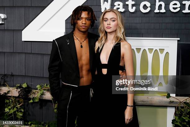 Henry Hunter Hall and Isabel Gravitt attend the New York premiere of “The Watcher” at Paris Theater on October 12, 2022 in New York City.