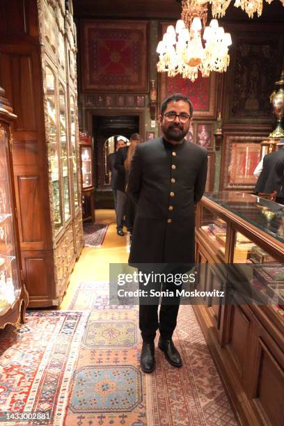 Sabyasachi Mukherjee hosts the opening of the Sabyasachi Store in Greenwich Village on October 12, 2022 in New York City.