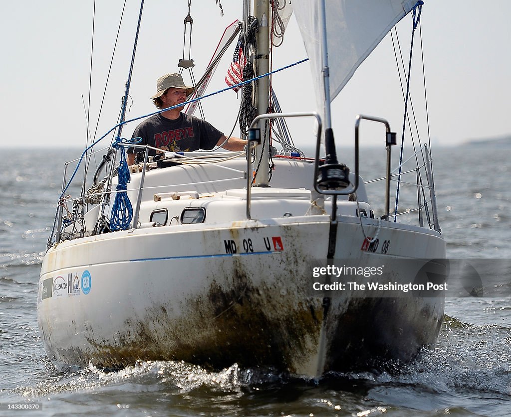 Capt. Matt Rutherford Matt Rutherford, in his 27 foot Albin Vega sailboat, sails the last ...