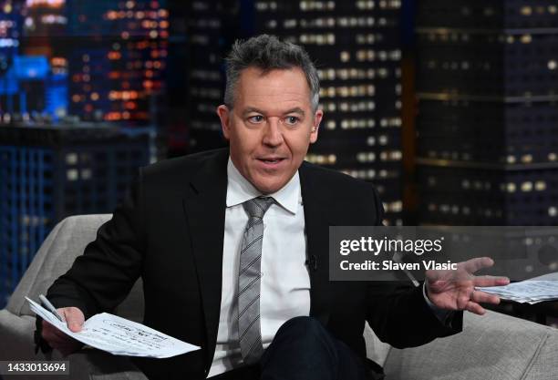 Greg Gutfeld hosts "Gutfeld!" at FOX Studios on October 12, 2022 in New York City.