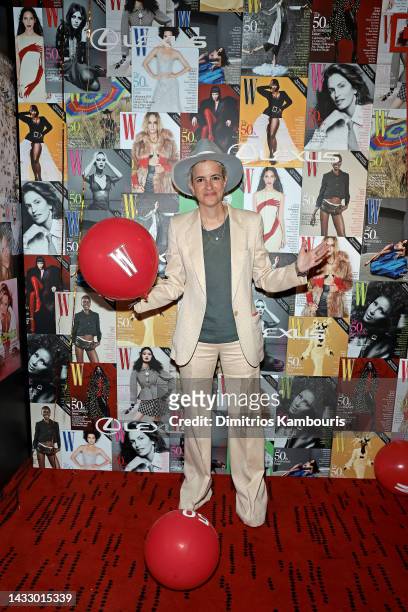 Samantha Ronson attends W Magazine 50th Anniversary presented By Lexus at Shun Lee on October 12, 2022 in New York City.