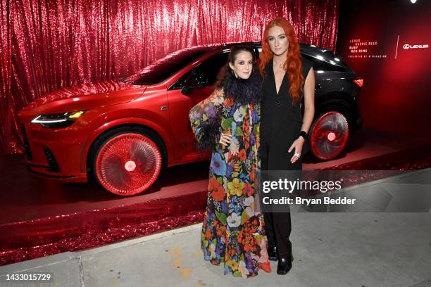 Sara Moonves and Harris Reed attend W Magazine 50th Anniversary presented By Lexus at Shun Lee on October 12, 2022 in New York City.