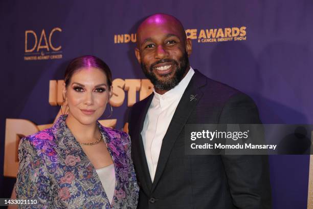 Allison Holker Boss and Stephen tWitch Boss attend the 2022 Industry Dance Awards at Avalon Hollywood & Bardot on October 12, 2022 in Los Angeles,...