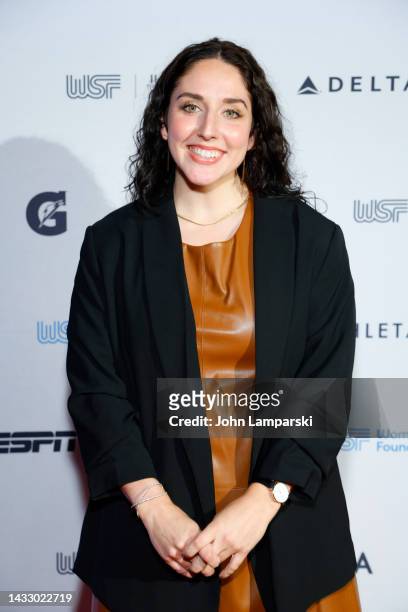 Guest attends The Women's Sports Foundation's 2022 Annual Salute To Women In Sports Gala at Pier Sixty at Chelsea Piers on October 12, 2022 in New...