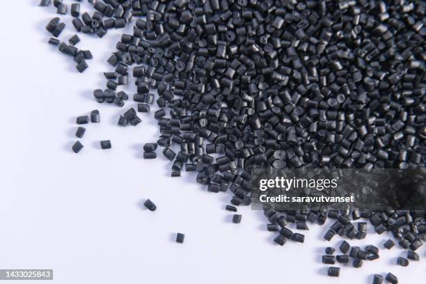 polypropylene granule close-up background texture - polypropylene imagens e fotografias de stock