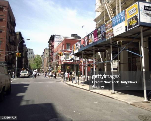 Corner of Prince St. And West Broadway, the last place where 6-year-old Etan Patz was seen by his mother. He disappeared 20 years ago.