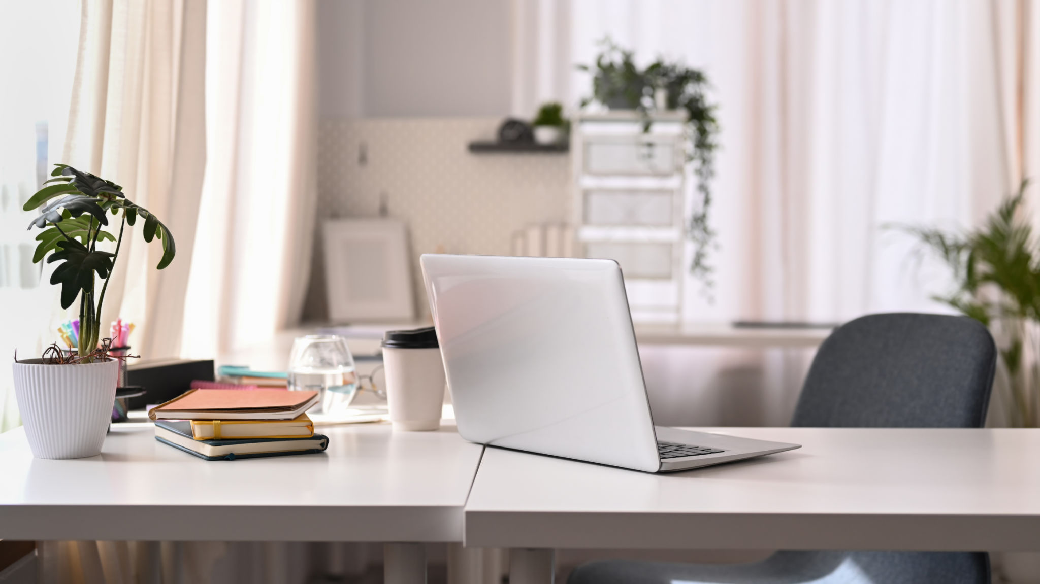clean home office
