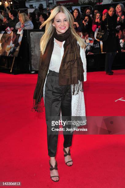 Nicola Stapleton attends "The Lucky One" European premiere at the Chelsea Cinema on April 23, 2012 in London, England.