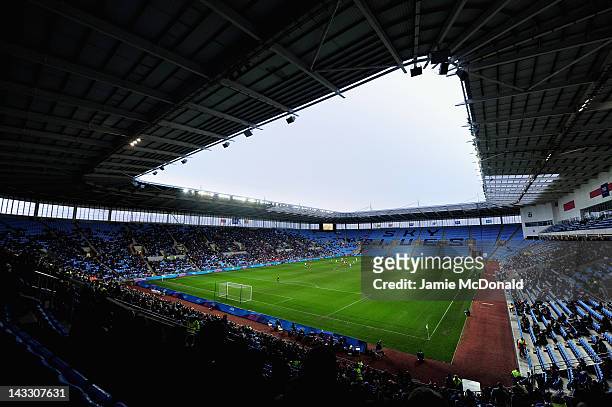 General view of play during the London 2012 Olympic Qualifier between Senegal and Oman at Ricoh Arena on April 23, 2012 in Coventry, England.