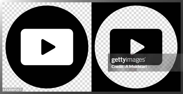 stockillustraties, clipart, cartoons en iconen met playe button icon. - tutorial