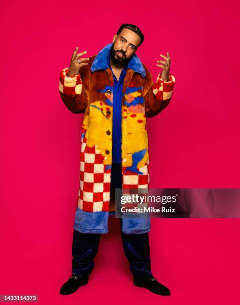 Rapper French Montana is photographed for L'Officiel Australia on July 23, 2022 in Los Angeles, California.