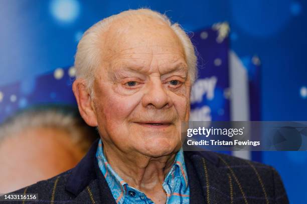 Sir David Jason attends "The Twelve Dels Of Christmas" photocall at Waterstones Piccadilly on October 13, 2022 in London, England.