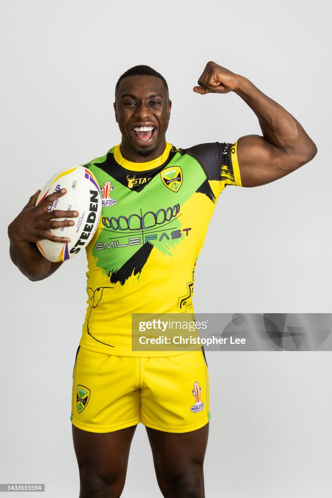 Mo Rugby Mo Agoro of Jamaica poses for a photo during the Jamaica Rugby League ...
