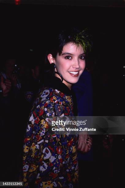 Phoebe Cates during "Give My Regards to Broad Street" New York Premiere after Party, at Club A in New York City, New York, United States, 25th...