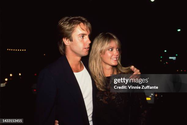 Shaun Cassidy and Wife Ann Pennington during "The Tap Dance Kid" Opening night at Pantages Theater in Hollywood, California, United States, 20th...