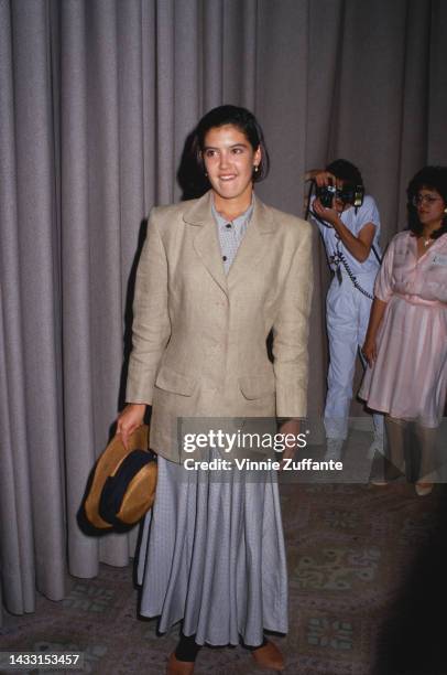 Phoebe Cates and Kevin Kline attend the nominees luncheon for 61st Annual Academy Awards at the Beverly Hilton Hotel in Beverly Hills, California,...