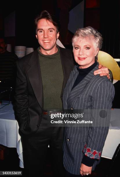 Shaun Cassidy and Shirley Jones at the Limelight club in New York City, New York, United States, 2nd March 1994.