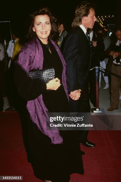 Joanna Cassidy and date Jim Borden attend the 3rd Annual Women in Film Festival - The Whales of August Premiere at Cineplex Odeon Universal City...