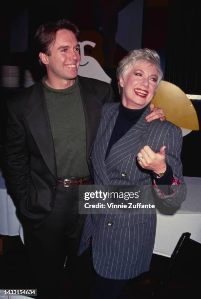 Shaun Cassidy and Shirley Jones during Shirley Jones at 'Limelight' in New York City, New York, United States, 2nd March 1994.