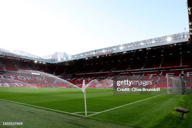 General view inside the stadium prior to the UEFA Europa League group E match between Manchester United and Omonia Nikosia at Old Trafford on October...