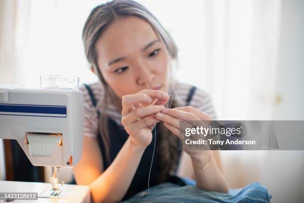 Wearing Thread 3,595 Woman Needle And Thread Stock Photos, High-Res Pictures, and ...