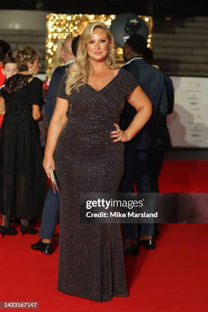 Josie Gibson attends the National Television Awards 2022 at OVO Arena Wembley on October 13, 2022 in London, England.