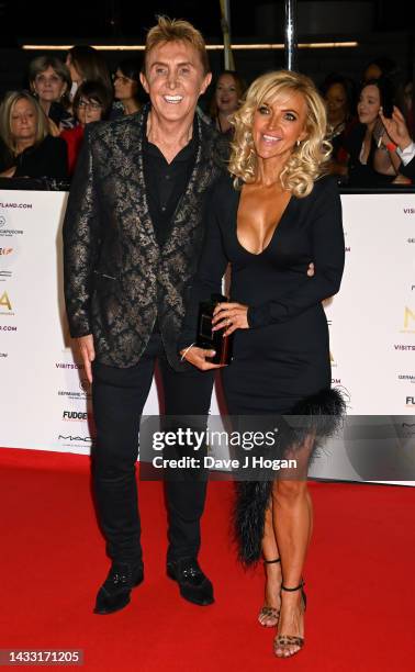 Nik Speakman and Eva Speakman attend the National Television Awards 2022 at OVO Arena Wembley on October 13, 2022 in London, England.