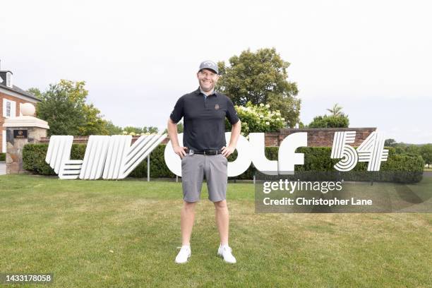 Branden Grace poses for a portrait on July 27, 2022 at Trump National Golf Club Bedminster in Bedminster, New Jersey.