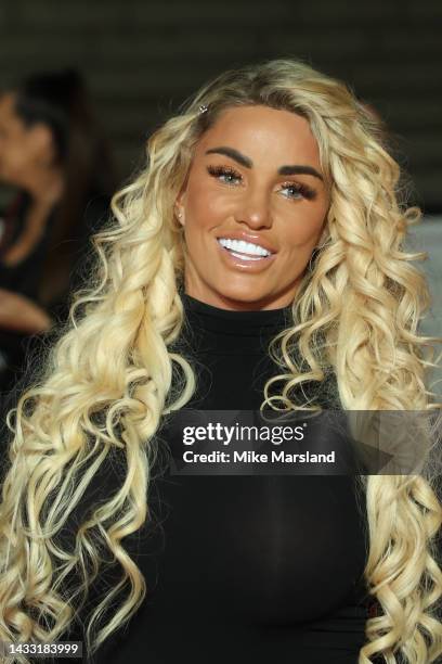 Katie Price attends the National Television Awards 2022 at OVO Arena Wembley on October 13, 2022 in London, England.