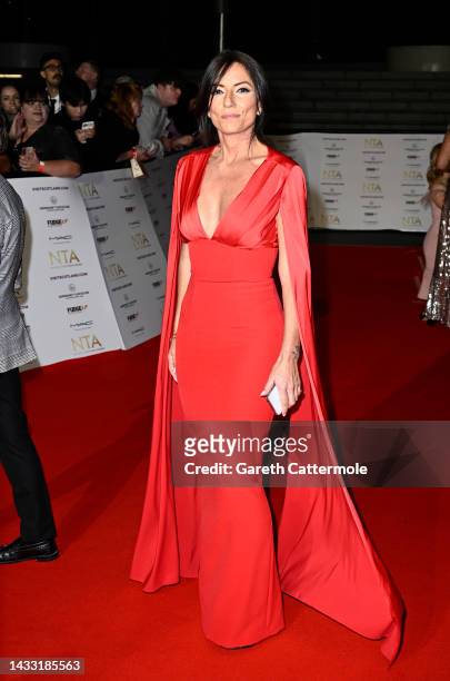 Davina McCall attends the National Television Awards 2022 at The OVO Arena Wembley on October 13, 2022 in London, England.
