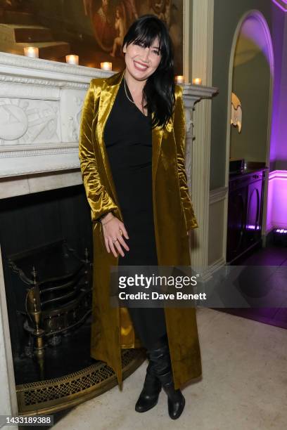 Daisy Lowe attends the Serge DeNimes tudor banquet dinner on October 13, 2022 in London, England.