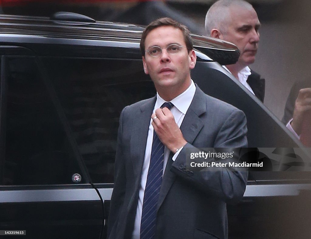 James Murdoch Gives Evidence At The Leveson Inquiry