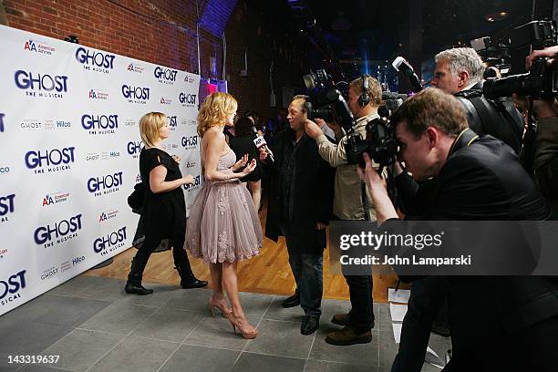 Caissie Levy attends the after party for the Broadway opening night of "Ghost, The Musical" at Tunnel on April 23, 2012 in New York City.