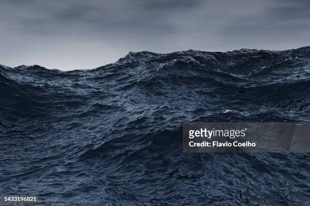 wild ocean storm - mer photos et images de collection
