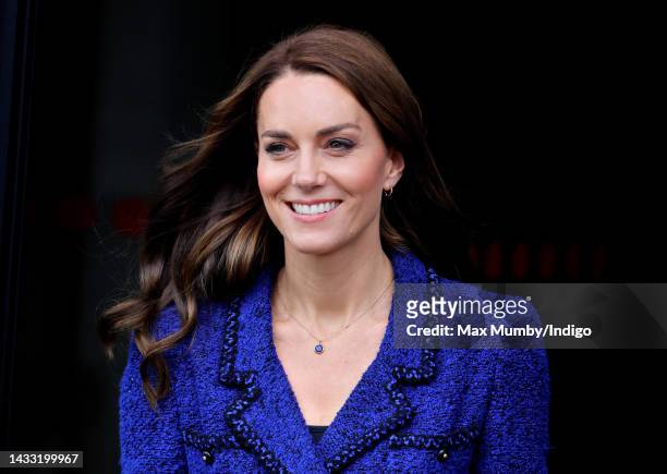Catherine, Princess of Wales attends the 10th Anniversary Celebration of Coach Core at the Copper Box Arena on October 13, 2022 in London, England....
