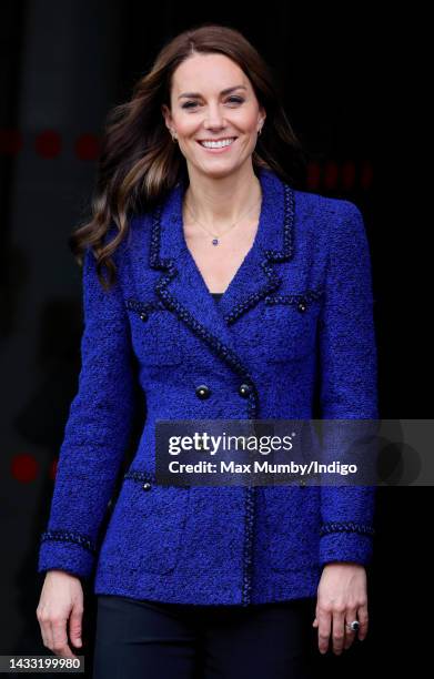 Catherine, Princess of Wales attends the 10th Anniversary Celebration of Coach Core at the Copper Box Arena on October 13, 2022 in London, England....