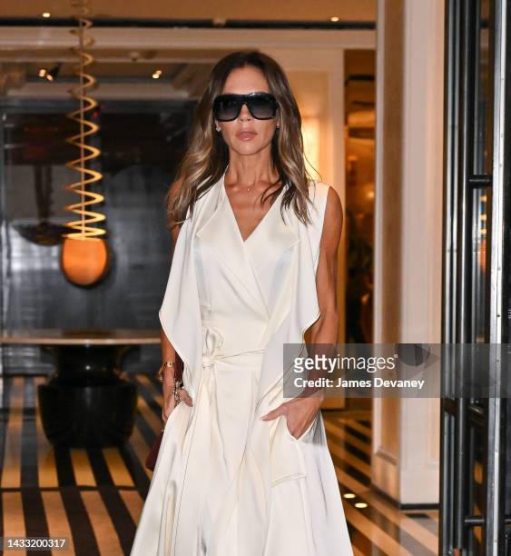 Victoria Beckham is seen on the Upper East Side on October 13, 2022 in New York City.