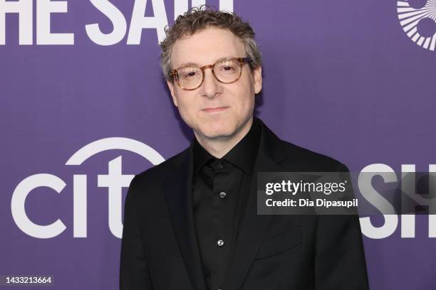 Nicholas Britell attends the red carpet event for "She Said" during the 60th New York Film Festival at Alice Tully Hall, Lincoln Center on October...