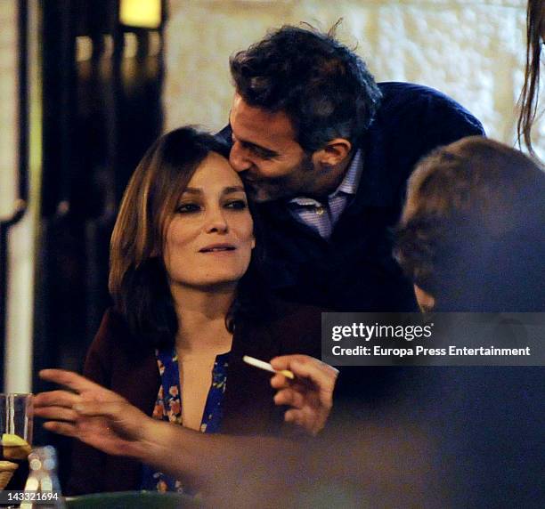 Laura Ponte and Beltran Cavero are seen on March 15, 2012 in Madrid, Spain.