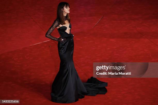 Benedetta Porcaroli attends the "Il Colibrì" and opening red carpet during the 17th Rome Film Festival at Auditorium Parco Della Musica on October...