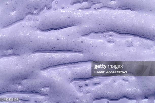 textured foam on grey background - thick liquid texture stock pictures, royalty-free photos & images