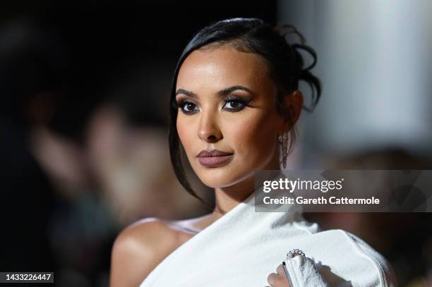 Maya Jama attends the National Television Awards 2022 at The OVO Arena Wembley on October 13, 2022 in London, England.