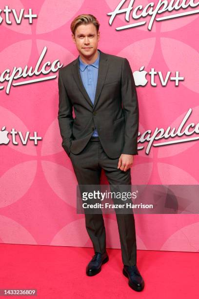 Chord Overstreet attends the Apple TV+ comedy series "Acapulco" season two premiere at The London West Hollywood at Beverly Hills on October 13, 2022...