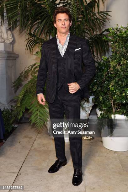 James Marsden attends the Ralph Lauren SS23 Runway Show at The Huntington Library, Art Collections, and Botanical Gardens on October 13, 2022 in San...